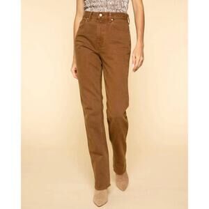 ULLA JOHNSON the agnes jean in umber wash brown size 24